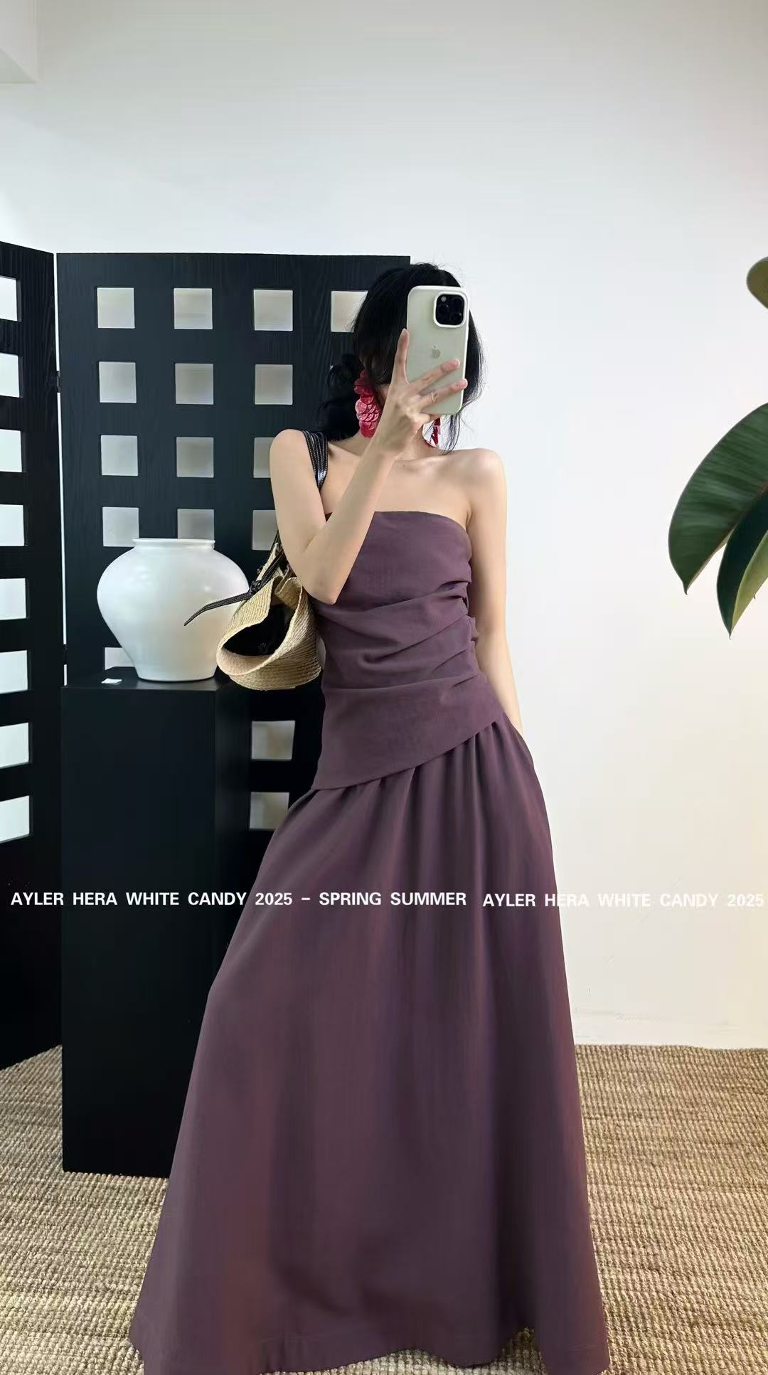 赫拉（6968#库）小众不规则百搭抹胸上衣（衣长43）