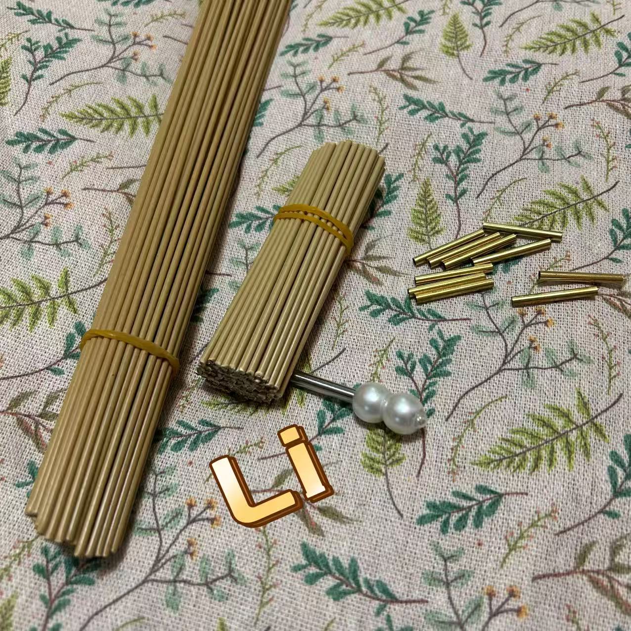 L【多多宝手工】2号花杆组合手工diy制作玫瑰花编筐材料