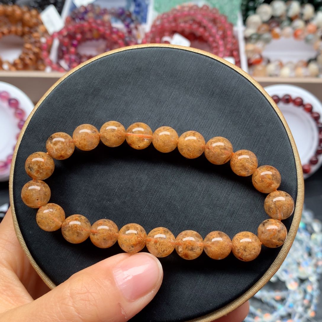 水晶手链未镶嵌钛晶花9