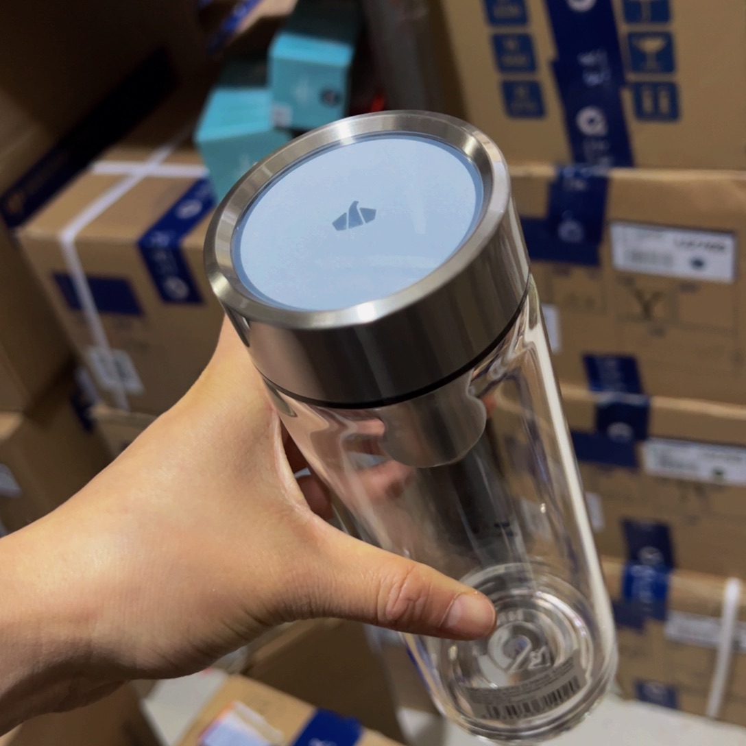 U148s本色单层烫手玻璃杯➕杯套