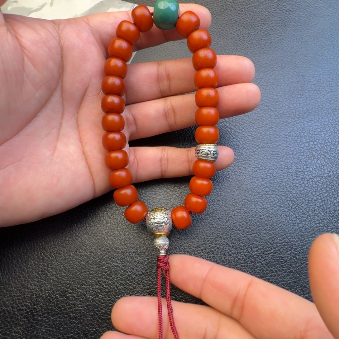 小***羊香榧木菩提根手持