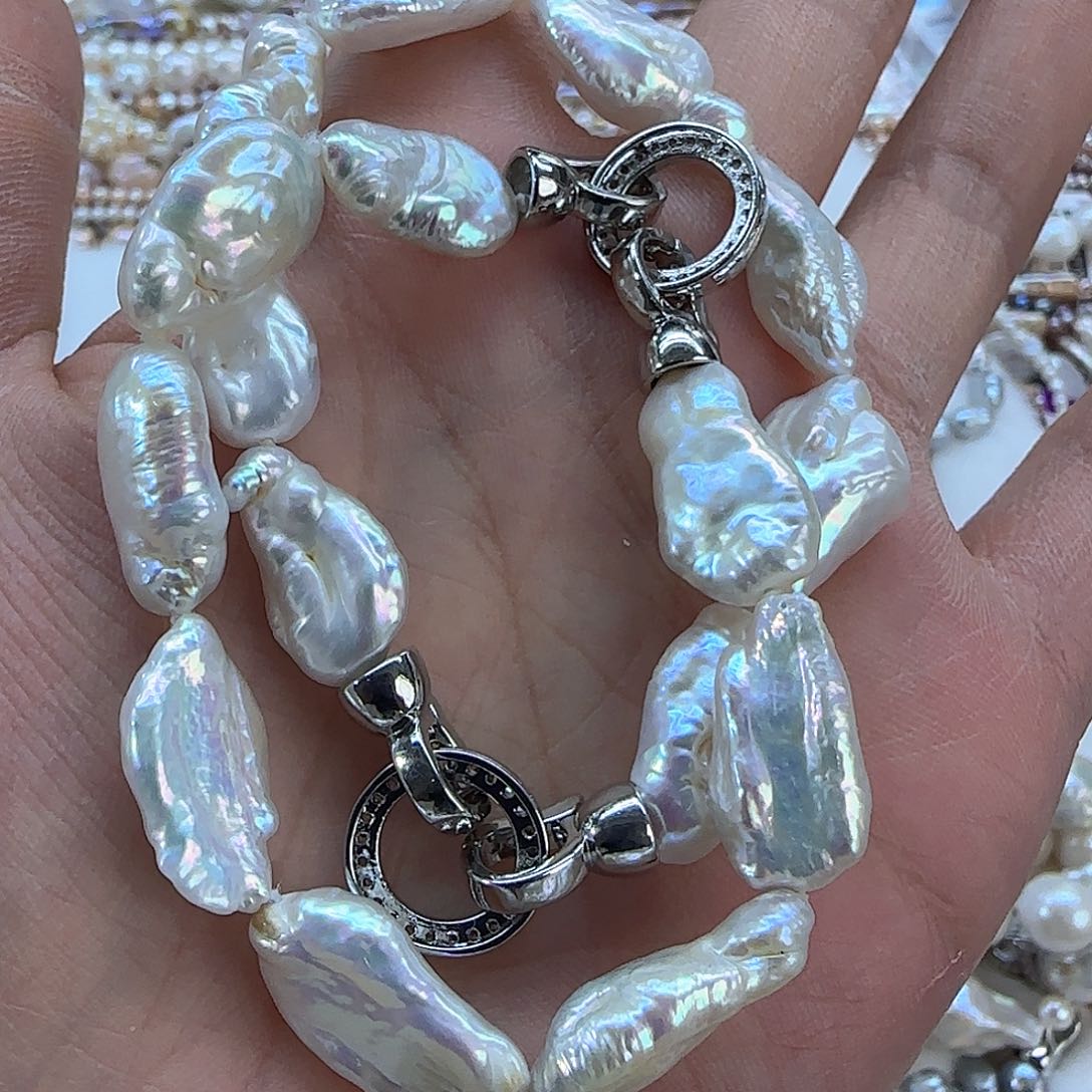 未镶嵌项链定制多样性发货发其一563淡水珍珠