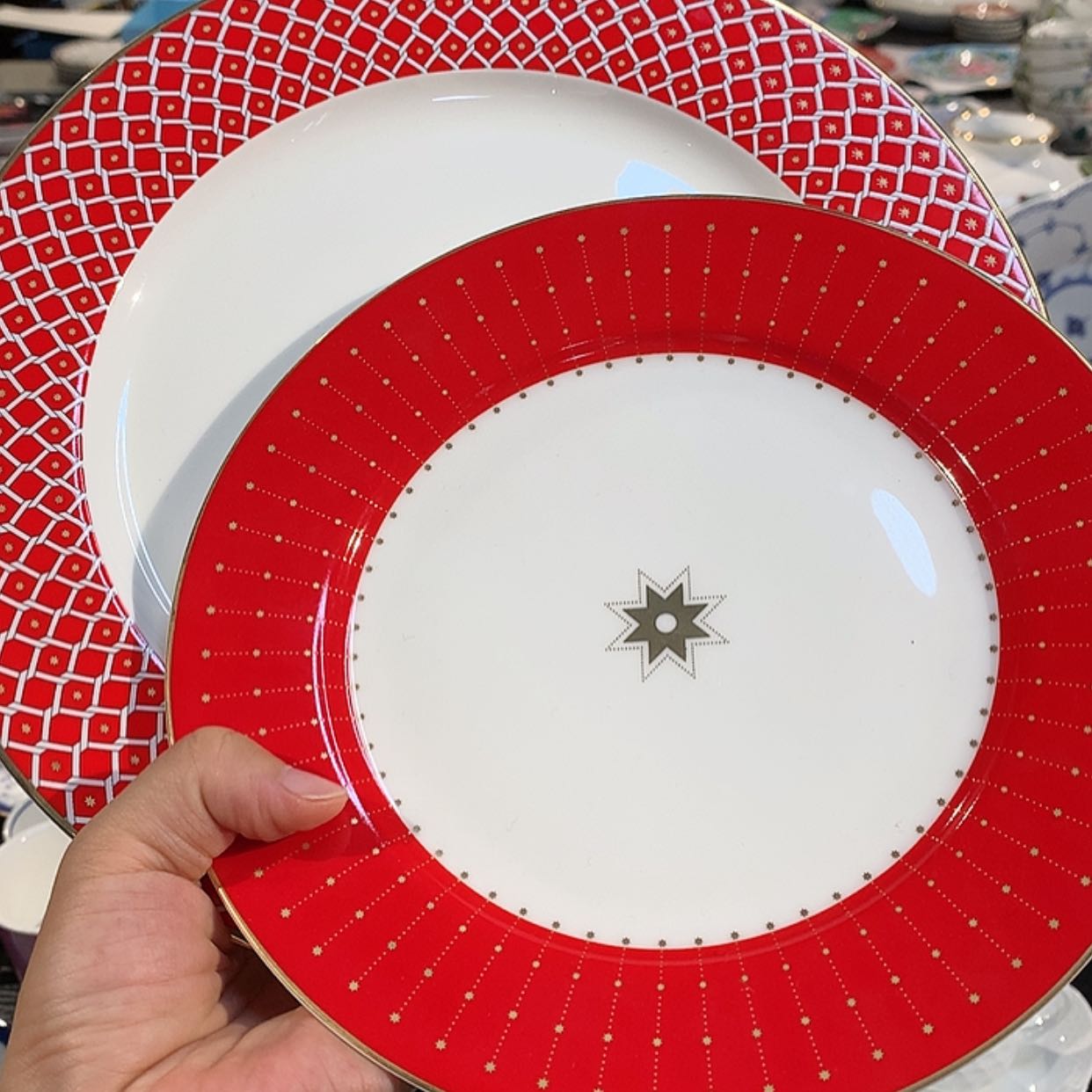 【闪购商品】瓷片大小盘