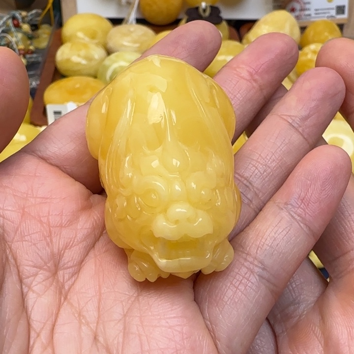 三***一蜜蜡未镶嵌颈饰天然蜜蜡