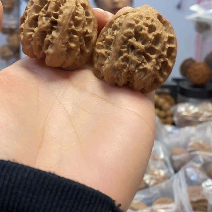 文玩核桃把件39野牛小众