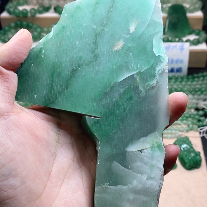 未镶嵌石英质玉珠宝奇石苏*非洲翠
