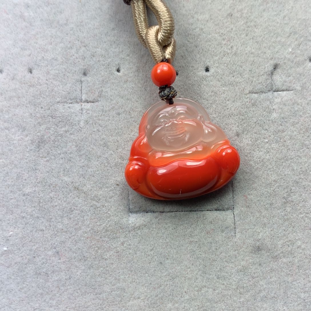 南红玛瑙未镶嵌吊坠