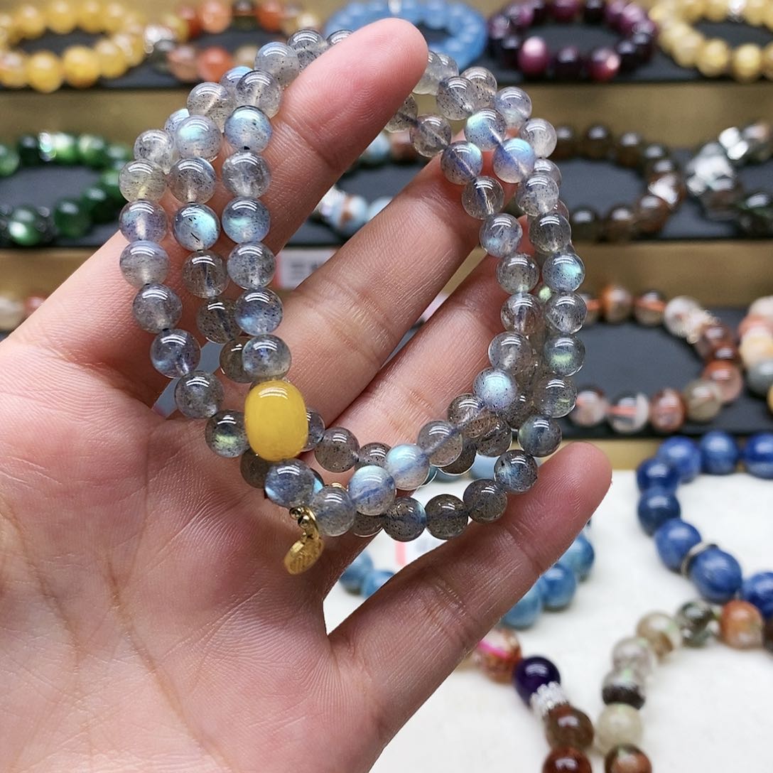 水晶手链未镶嵌灰月光