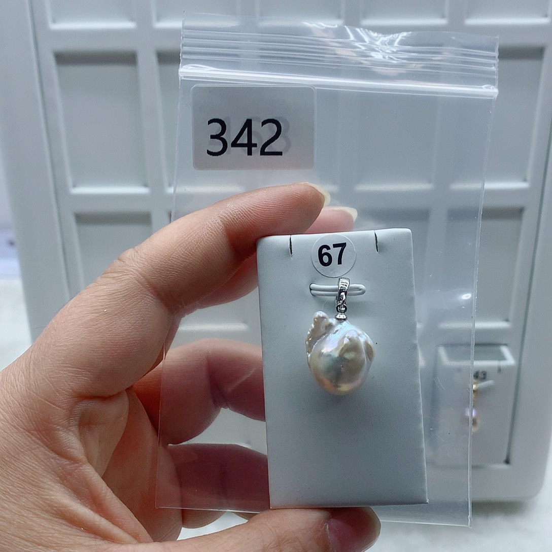 吊坠(不含链)合金淡水珍珠