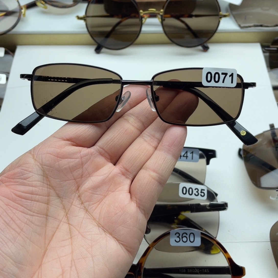 茶水晶全框眼镜 0071