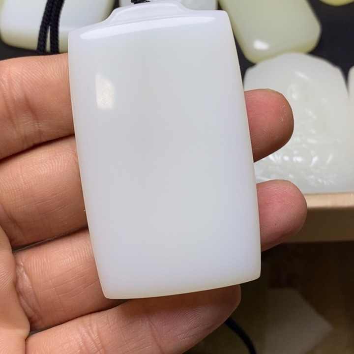 无事牌厚12.3+4×7 39.6×69精品大号无事牌 精雕.工艺