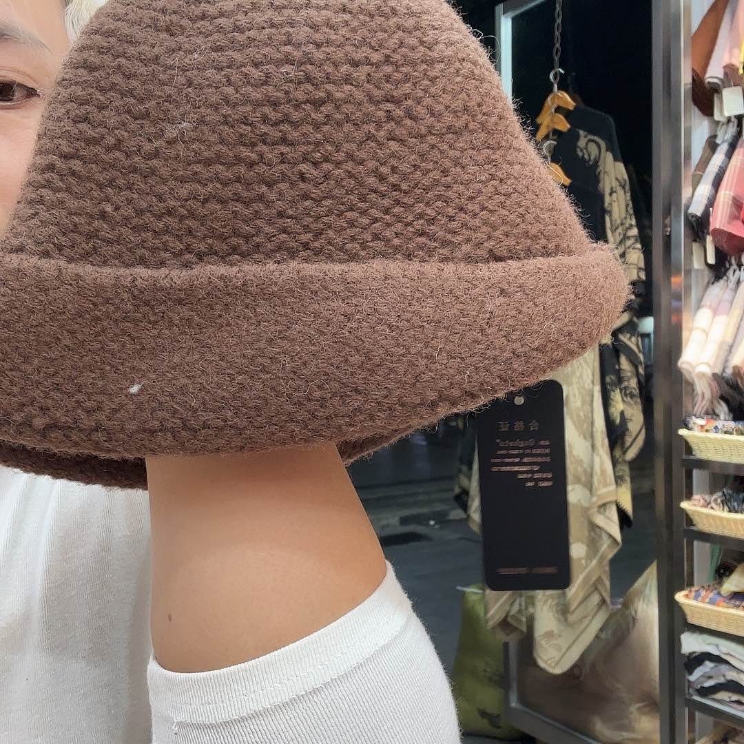 美丽诺羊毛咖色的