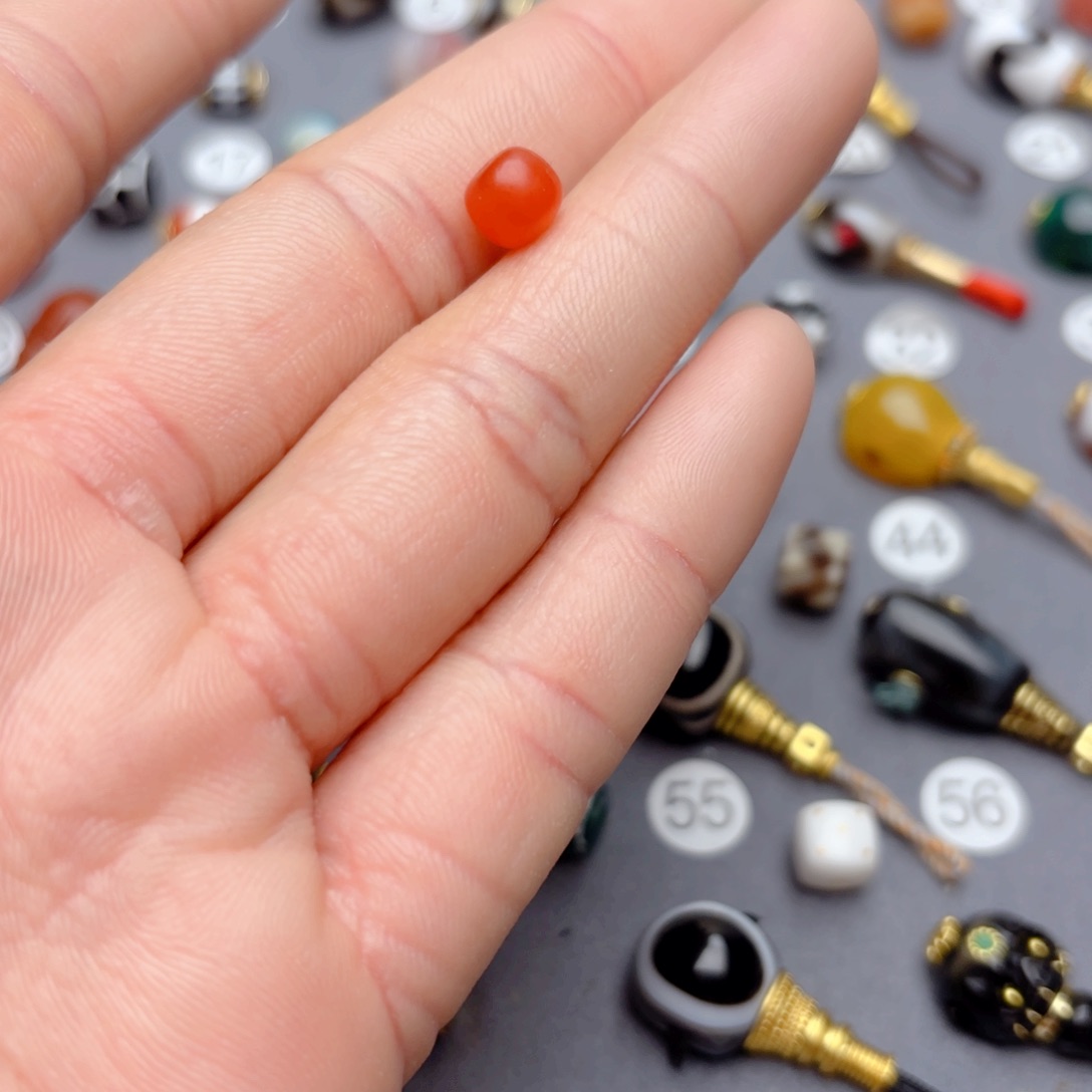 玛瑙/玉髓隔珠未镶嵌