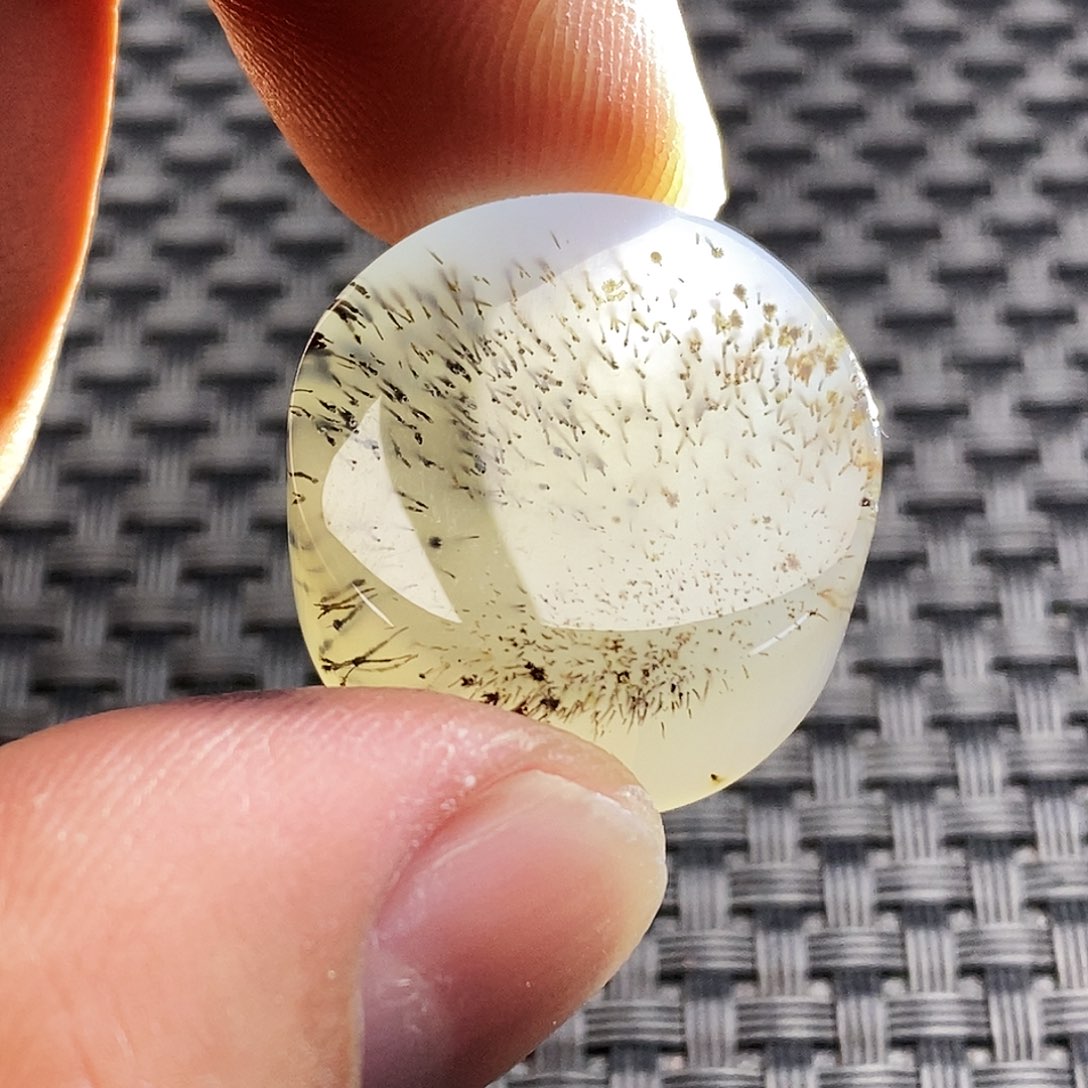 内***设玛瑙/玉髓未镶嵌吊坠(不含链)微瑕