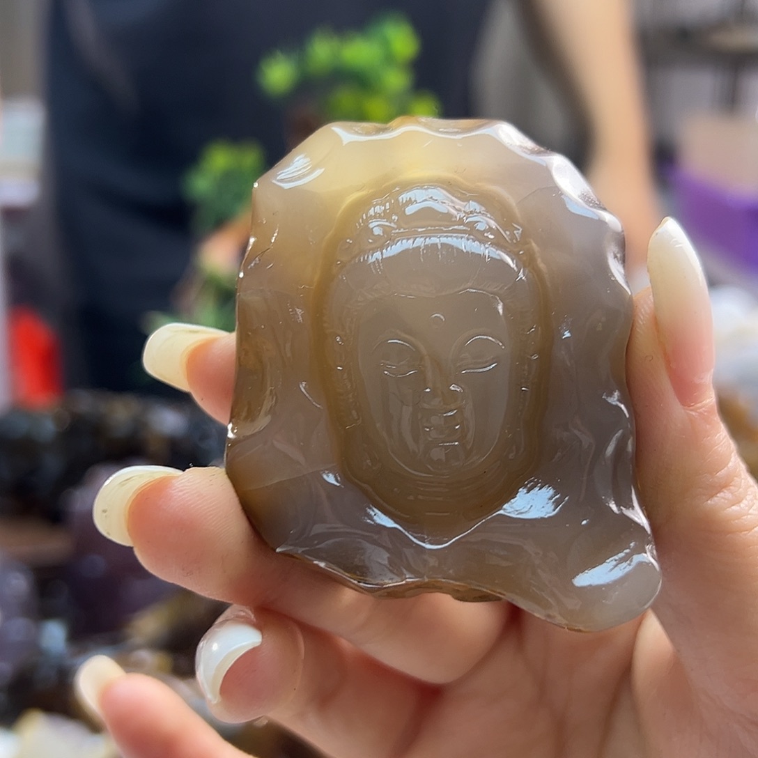 玛瑙/玉髓未镶嵌吊坠(不含链)