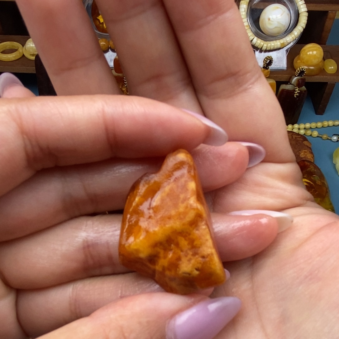 定制琥珀未镶嵌蜜蜡原石定制