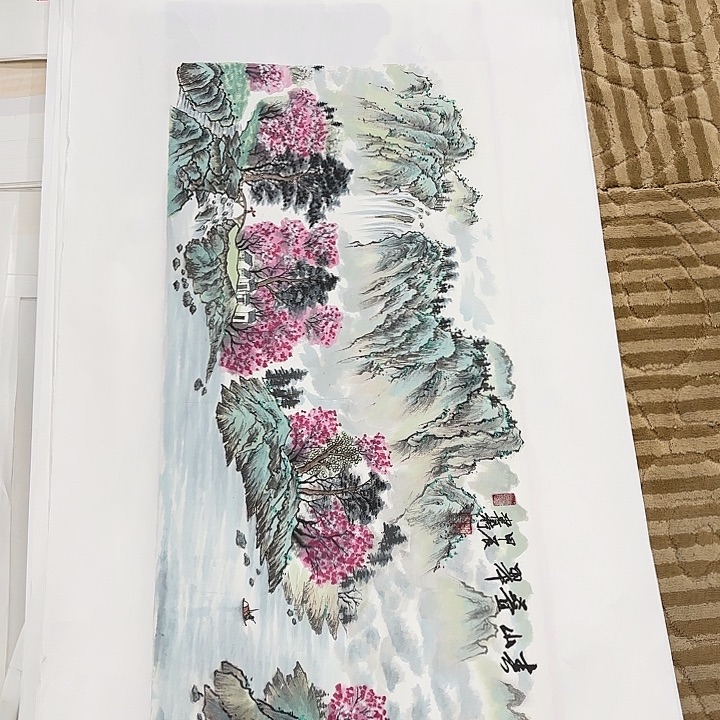 国画金*花鸟等图案组成而50.115