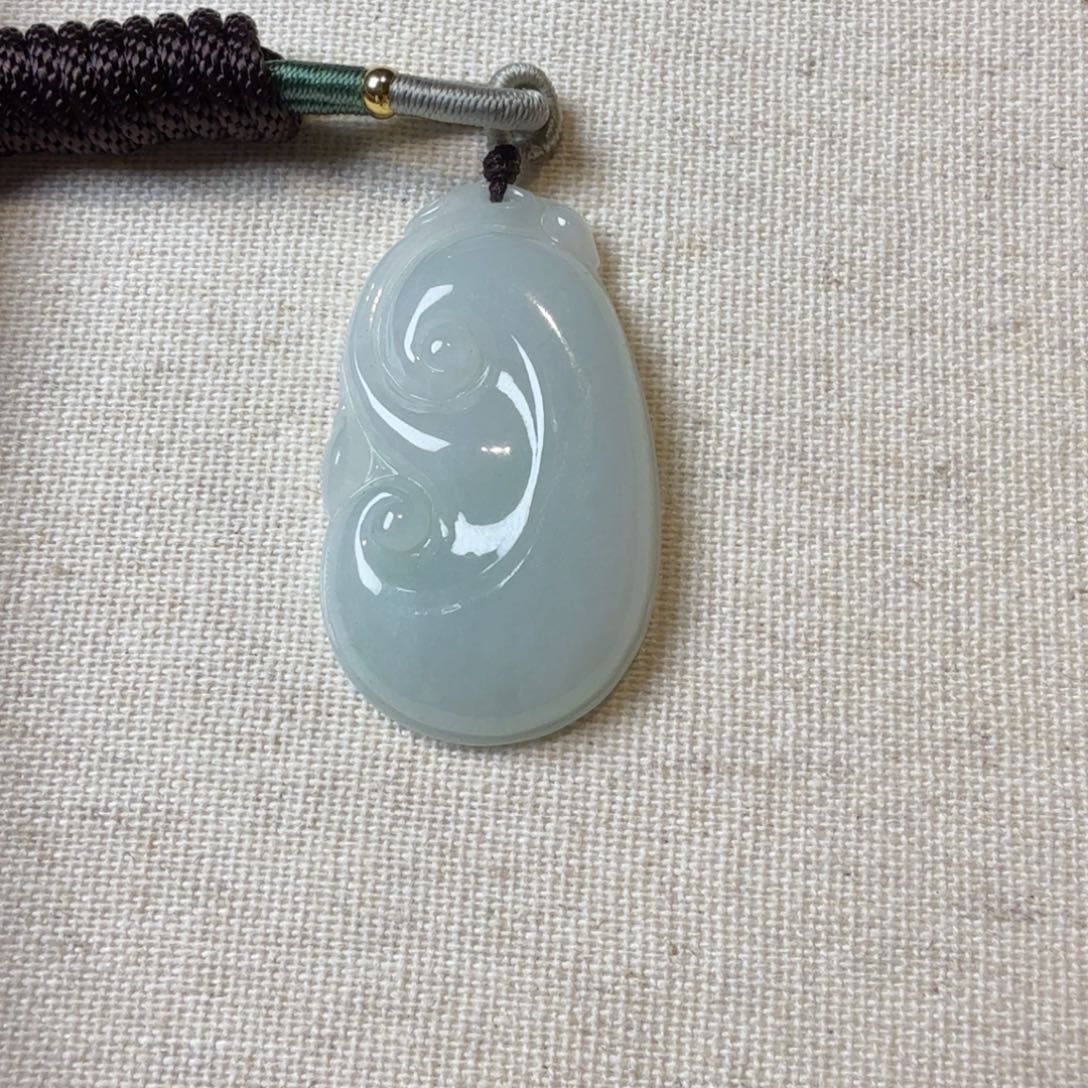 翡翠裸石翡翠福利如意