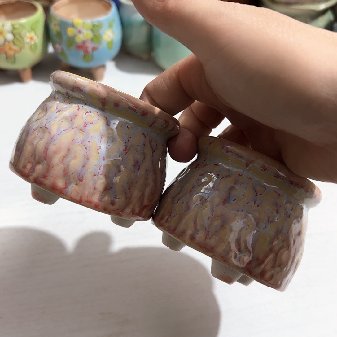 陶瓷多肉小花盆@@1297