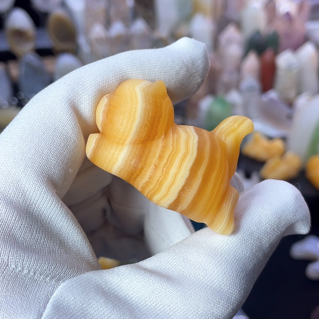 水晶维纳斯小橘猫未镶嵌