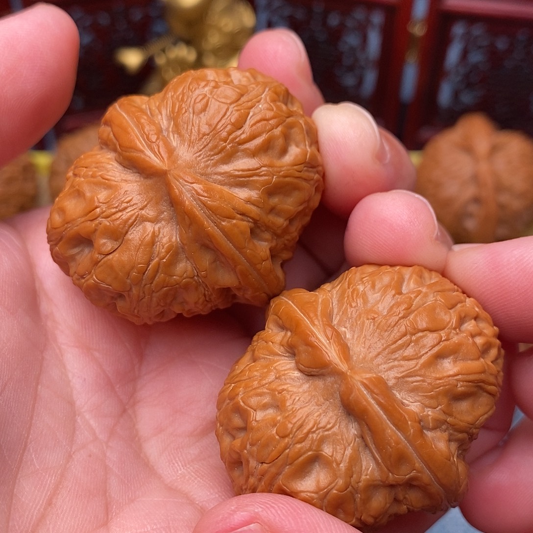 把件文玩核桃42全品毕业元宝