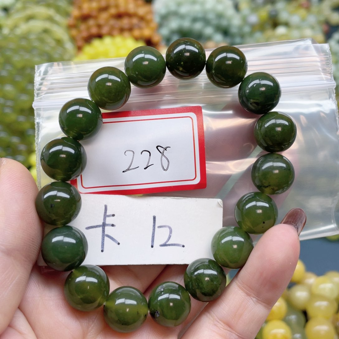 未镶嵌蛇纹石玉手串