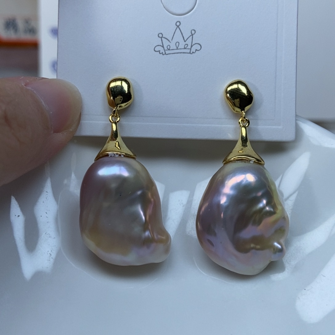 淡水珍珠耳环合金特价281