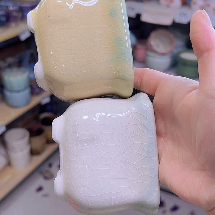 红陶陶瓷花盆当场满12包邮