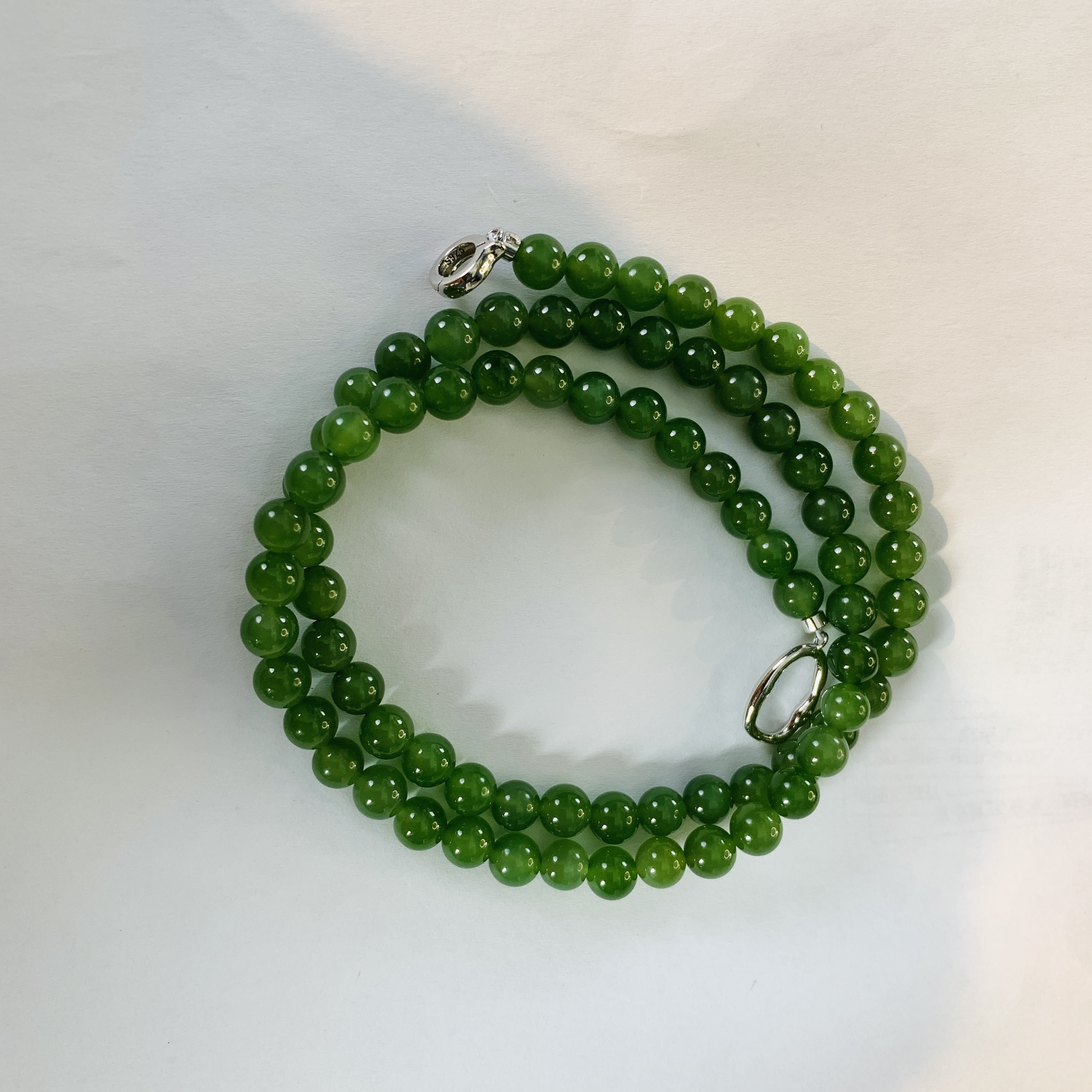 和田玉碧玉高品质项链百搭款