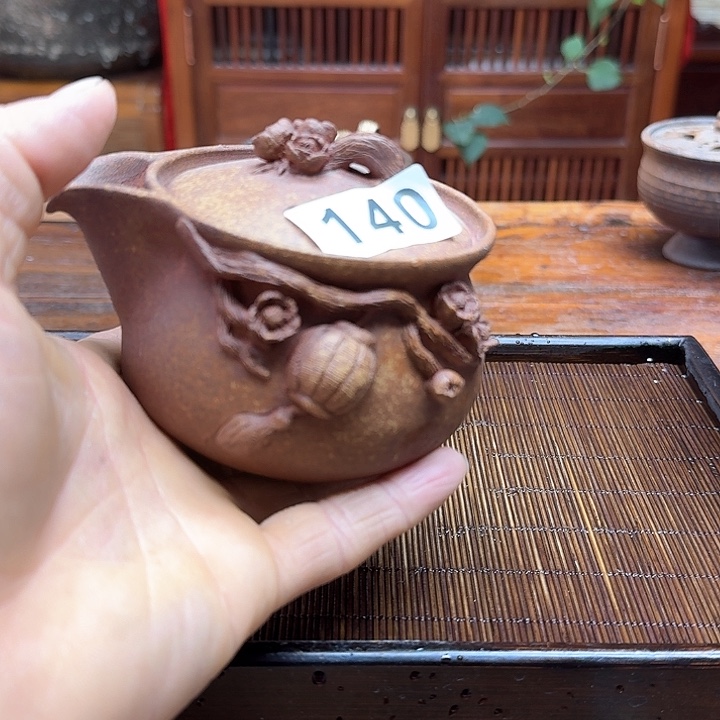 纯手工制作粗陶茶具