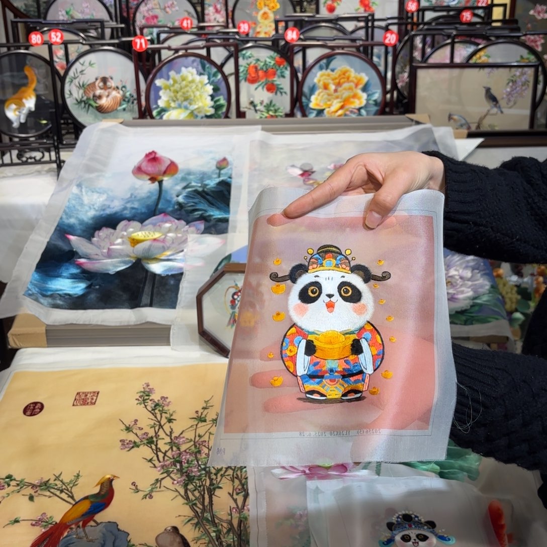 织绣纯手工制作工艺