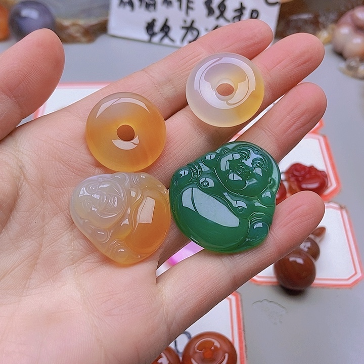 【闪购商品】未镶嵌玛瑙/玉髓珠宝半成品执***春