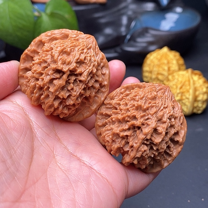 文玩核桃把件百花山45尺