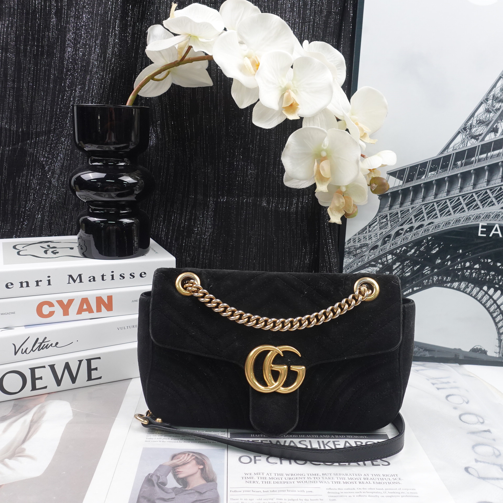 95新 GUCCI/古驰 单肩包/T10221470