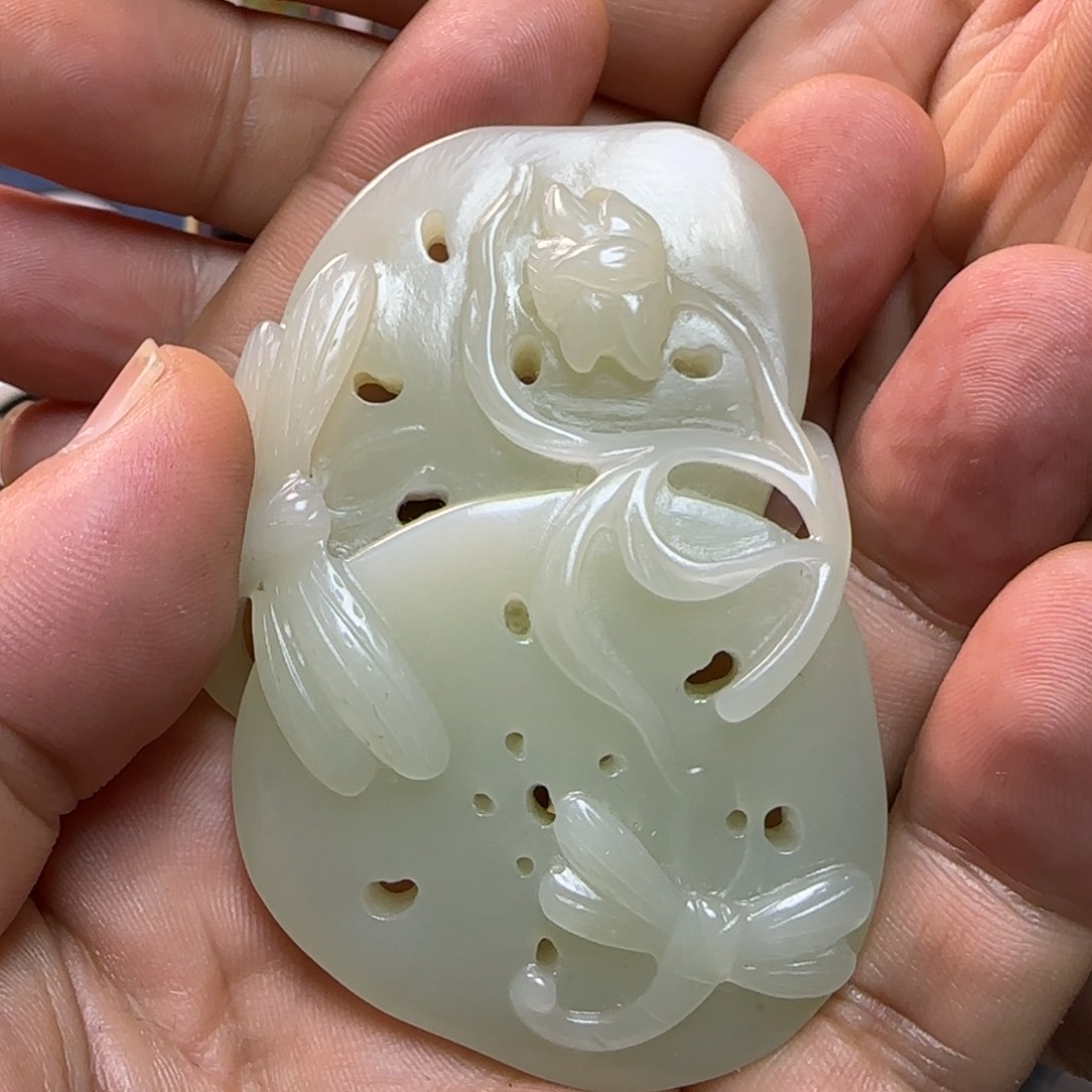 和田玉（青白玉）颈饰未镶嵌