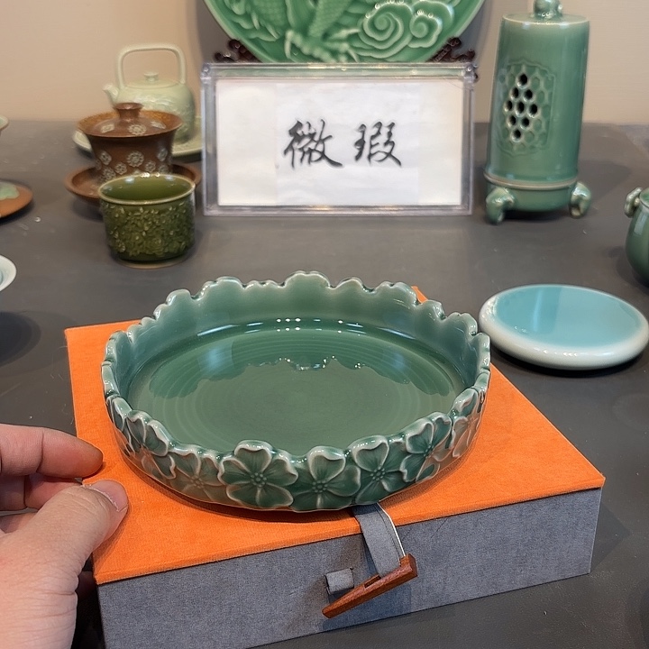 瓷片龙泉青瓷福利青瓷