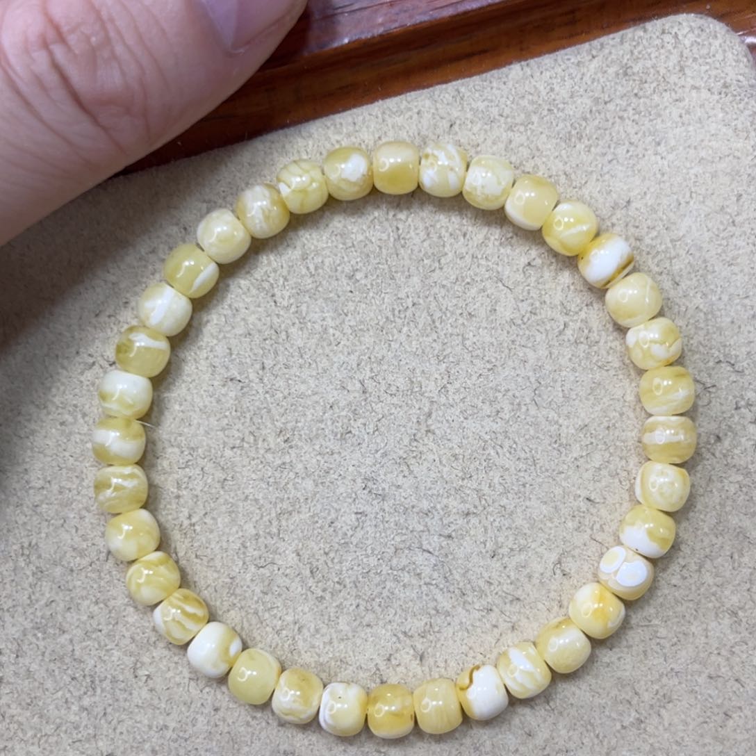 蜜蜡珠宝奇石未镶嵌6mm