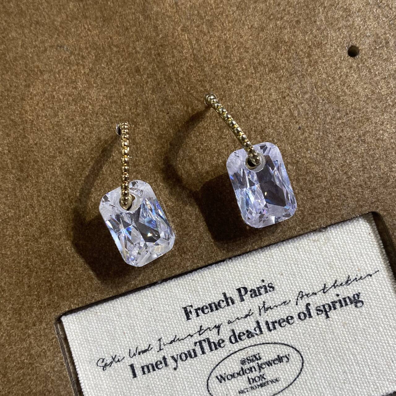 铜合金耳饰 轻奢百搭耳饰 D105