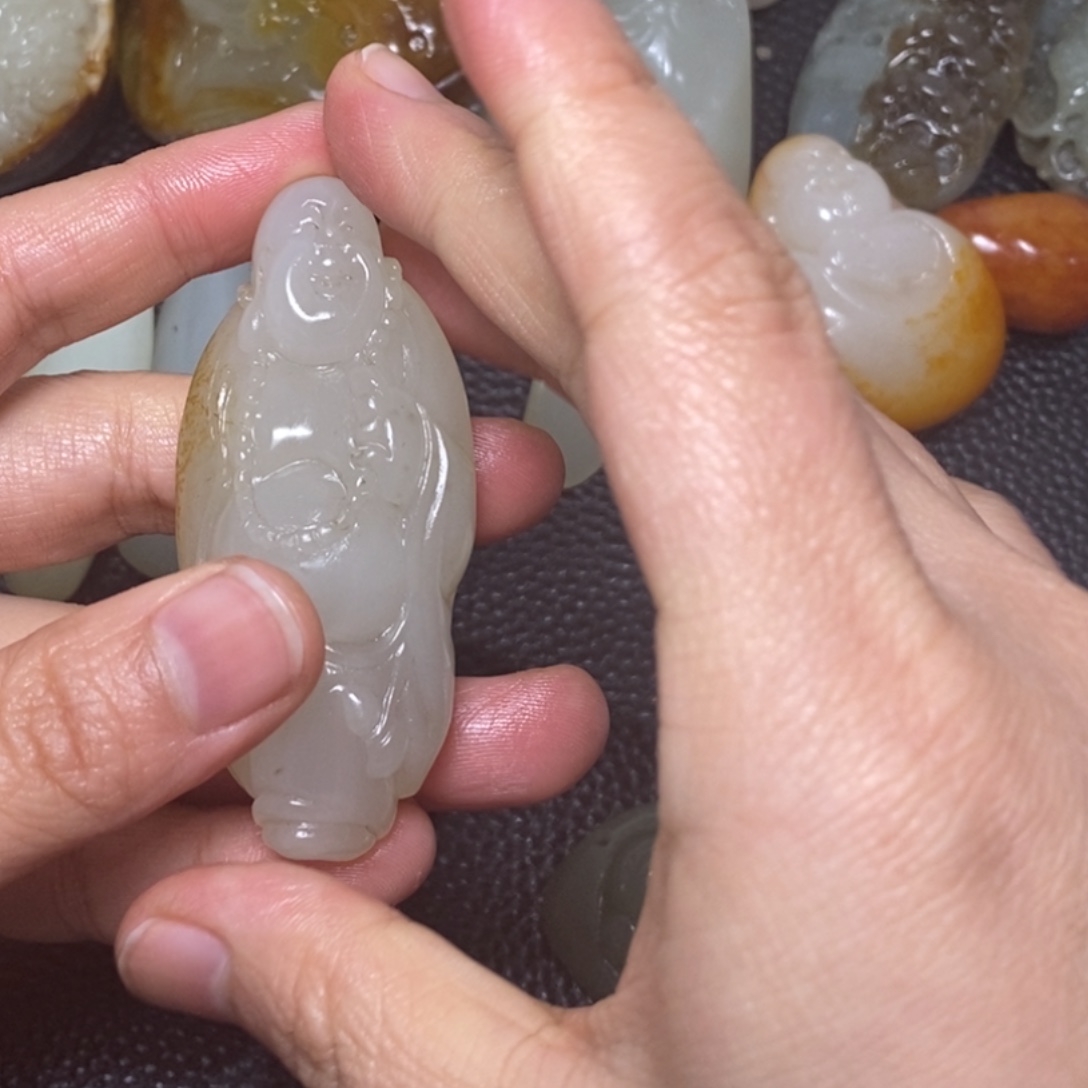 富***开和田玉未镶嵌套链