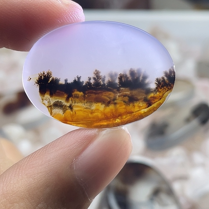 玛瑙/玉髓合金颈饰