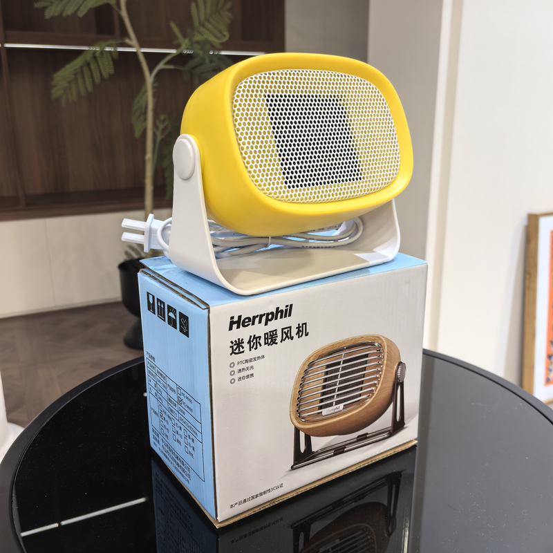 （颜色随机发）新款暖风迷你取暖器家用办公500W-ZQ80-2