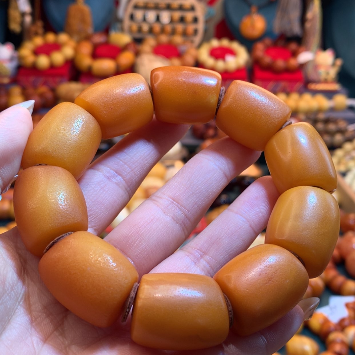 【闪购商品】蜜蜡手串未镶嵌蜜蜡手串