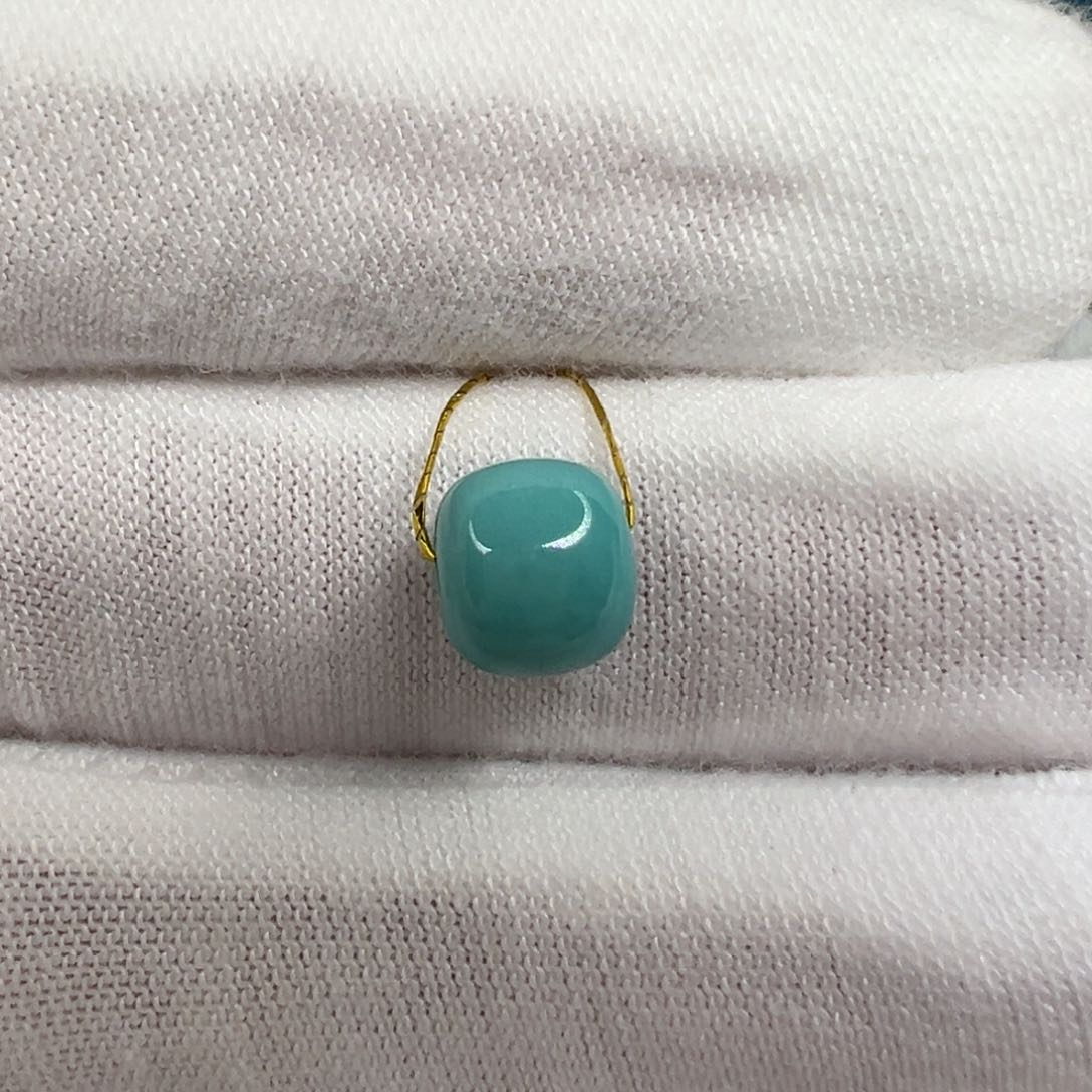 绿松石未镶嵌配饰直径7.8