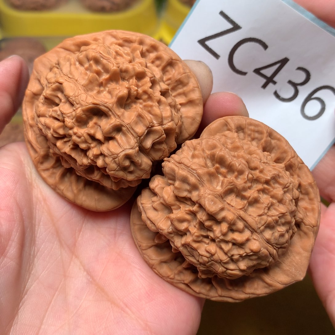 文玩核桃把件麒麟官帽51