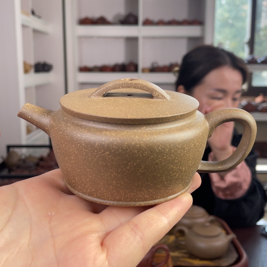 紫砂茶壶青玉段汉瓦180cc