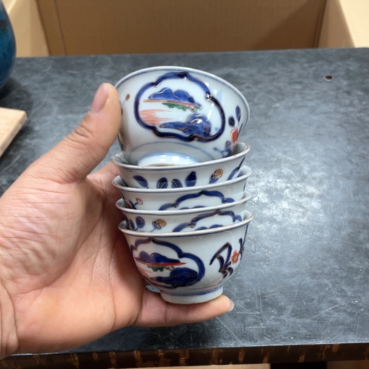 瓷片瓷工艺品摆件