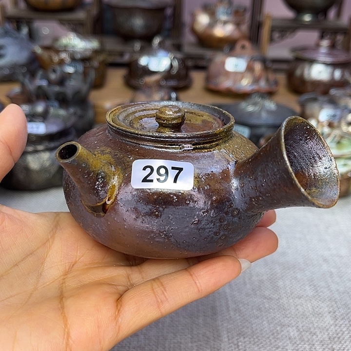 裸柴烧陶瓷手工茶器