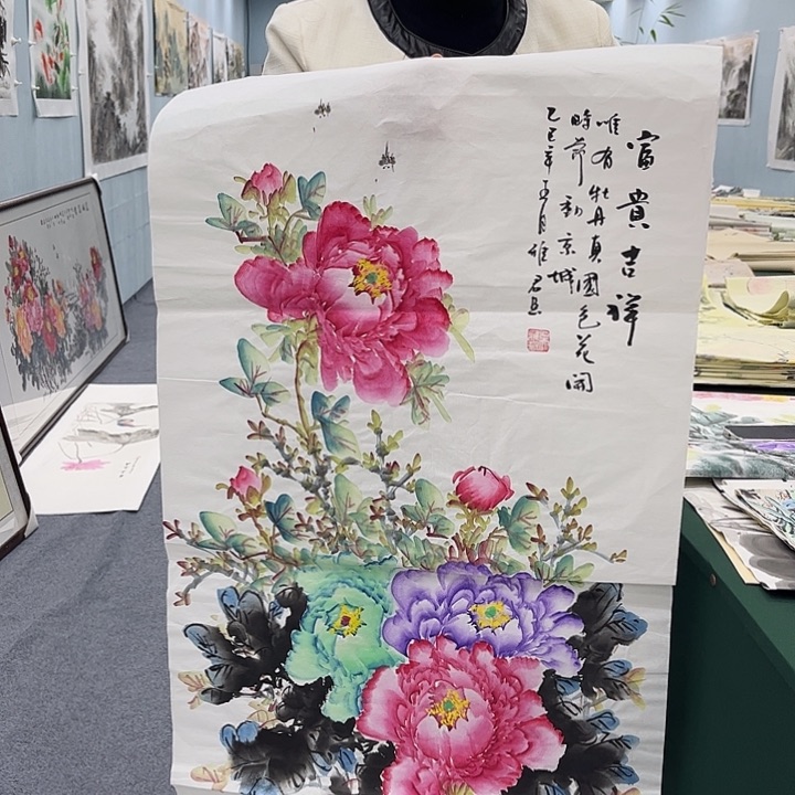 国画纯手绘国画作品批发！