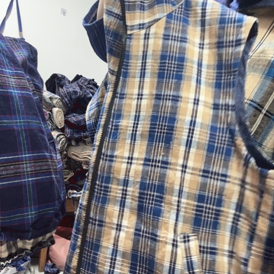 棉老土布紫花棉马甲漂亮