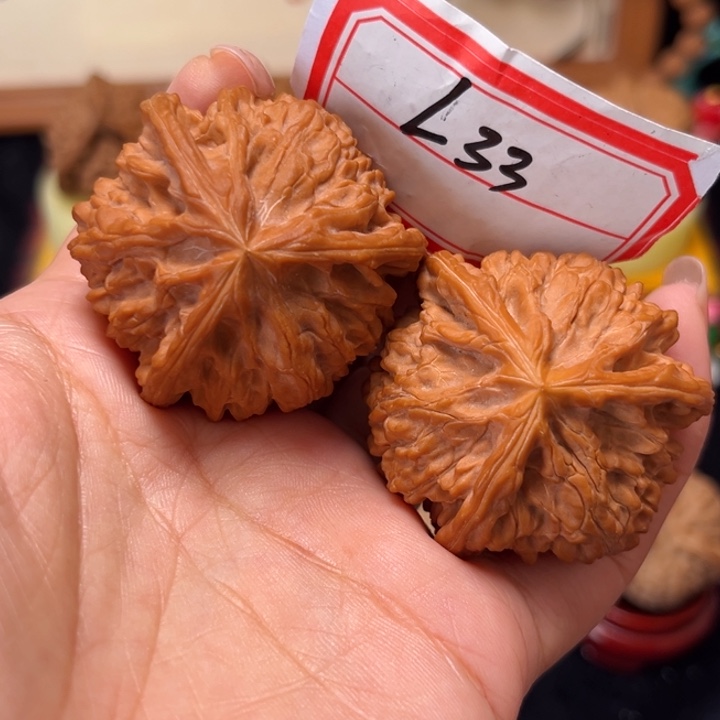 吊坠文玩核桃43矮桩御龙奔33
